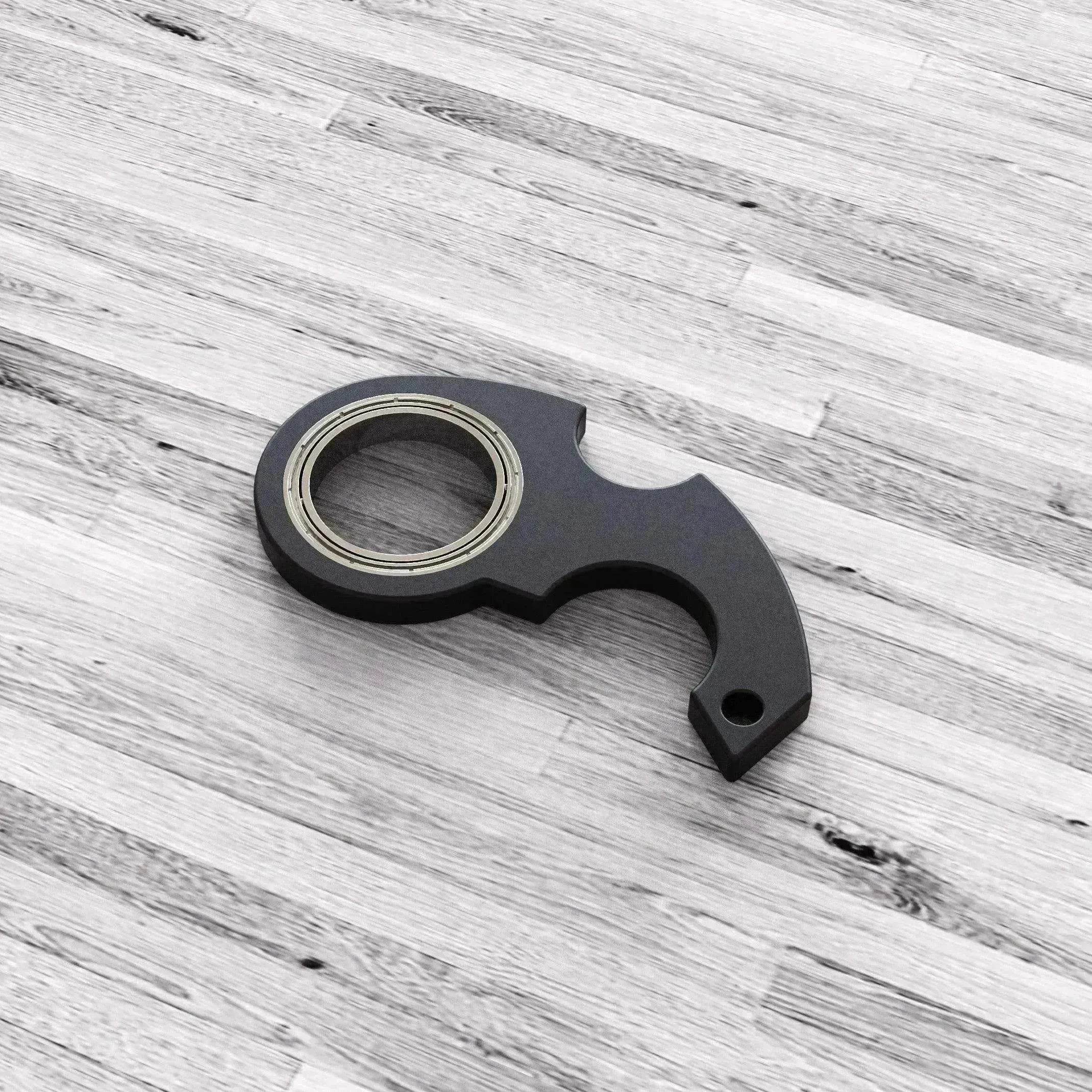 Creative Finger Spinner  Relieves Stress Anti Anxiety Keychain