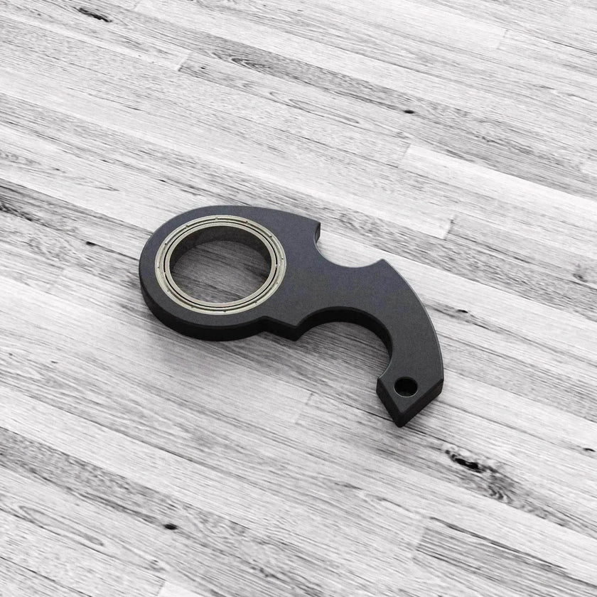 Creative Finger Spinner  Relieves Stress Anti Anxiety Keychain