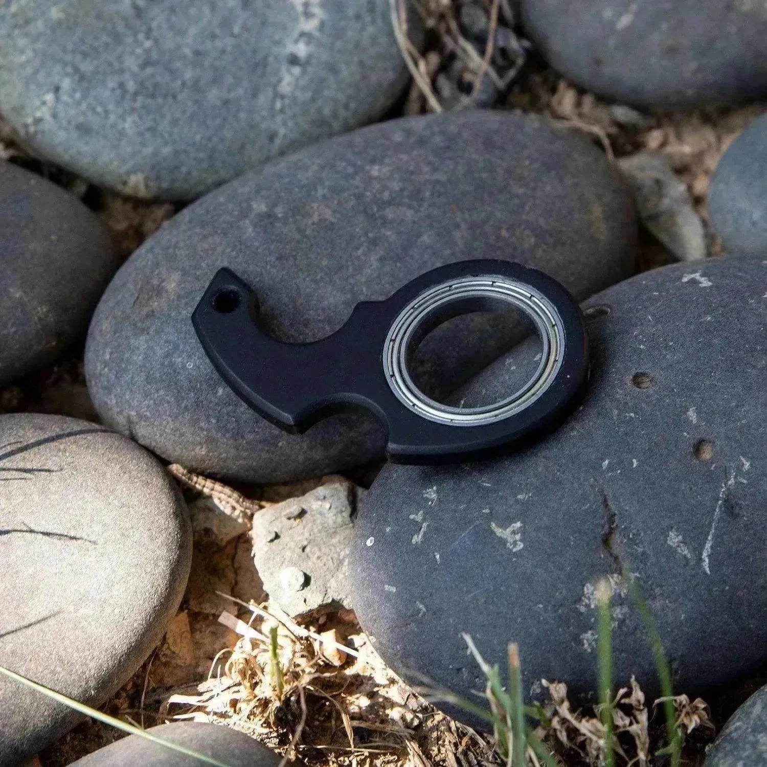 Creative Finger Spinner  Relieves Stress Anti Anxiety Keychain