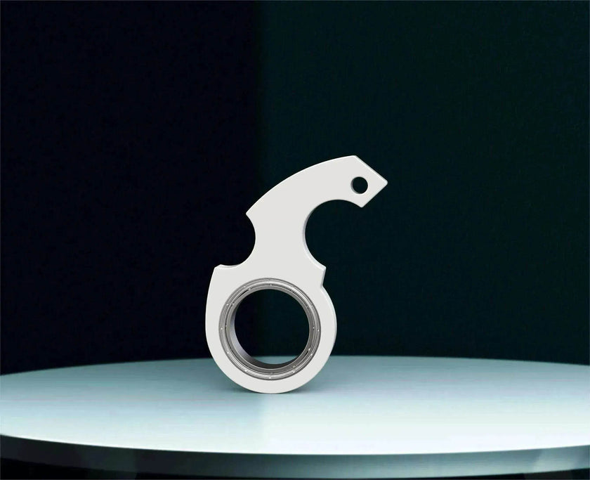 Creative Finger Spinner  Relieves Stress Anti Anxiety Keychain