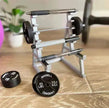 Creative Gym Inspired Barbell Desktop Pen Holder & Pencil Box