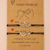 Creative Heart Shaped Wax Thread Braided Bracelet