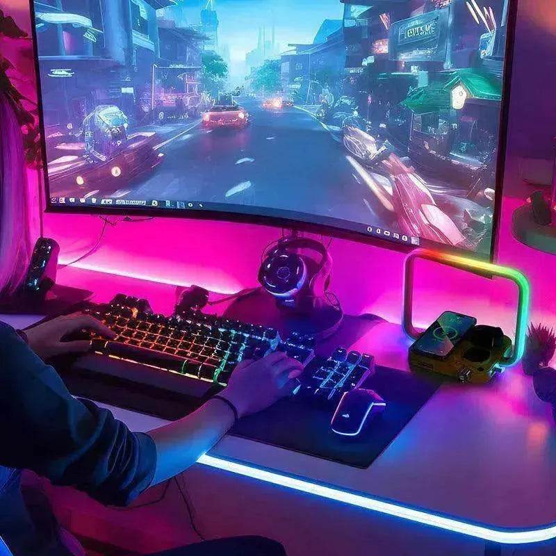 Creative Multifunctional Wireless Charger Small Night Lamp