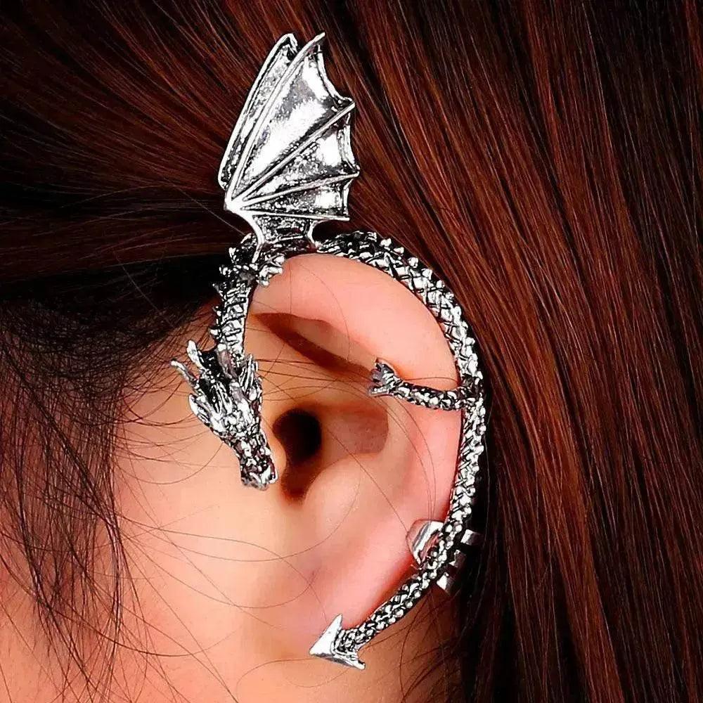 Creative Personality Flying Dragon Ear Clip Special Jewelry
