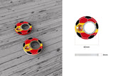 Creative Soccer World Teams Fidget Spinner Anti-Anxiety Relieves Stress Toy Keychain