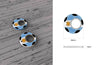 Creative Soccer World Teams Fidget Spinner Anti-Anxiety Relieves Stress Toy Keychain