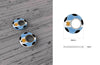 Creative Soccer World Teams Fidget Spinner Anti-Anxiety Relieves Stress Toy Keychain