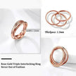 Creative Three-Rotating rings For Couple Personalized Anxiety Relief Rings