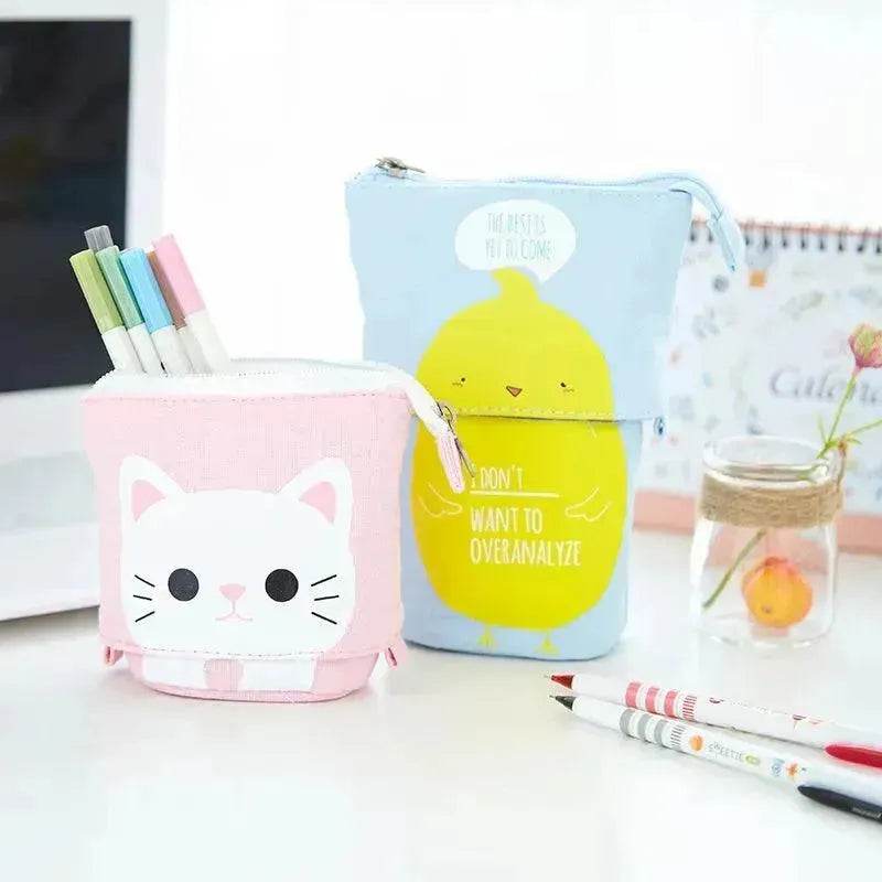 Creative student stationery canvas pencil bag