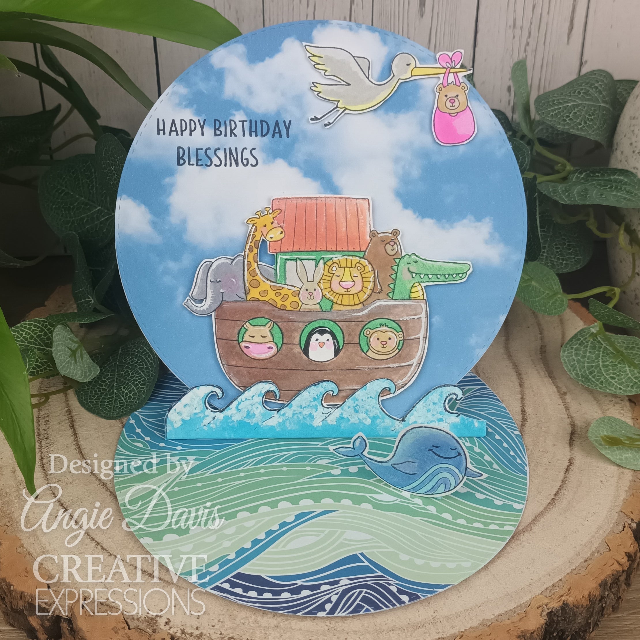Creative Expressions Jane's Doodles Special Delivery 6 in x 8 in Clear Stamp Set
