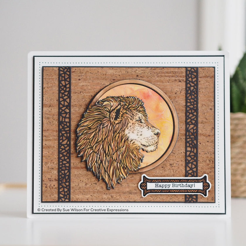 Sue Wilson Safari Collection Lion Craft Die