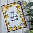 Creative Expressions Daffodil Tapestry 4 in x 6 in Pre Cut Rubber Stamp