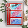Creative Expressions Chamomile Cascade  5 1/2 in x 3 3/4 in Pre-Cut Rubber Stamp