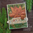 Creative Expressions Poinsettia Bliss Companion Colouring Stencil Set 6 in x 8 in 2pk