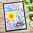 Creative Expressions Sunshine Serenade Companion Colouring Stencil 6 in x 8 in Set of 2