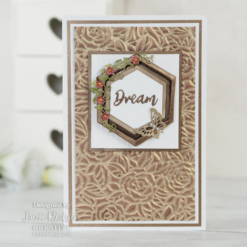 Creative Expressions Jamie Rodgers Canvas Collection Large Hexagon