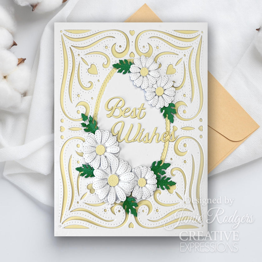 Creative Expressions Jamie Rodgers Oval Heart Frame Craft Die