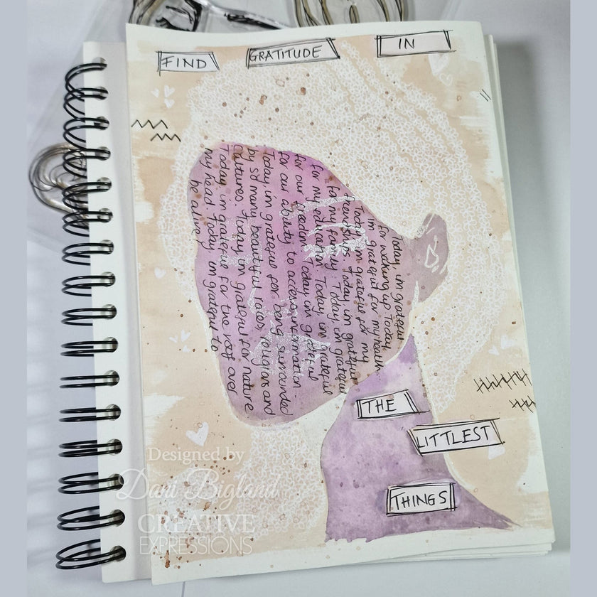 Creative Expressions Jane Davenport Facetime 6 in x 8 in Clear Stamp Set