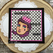 Creative Expressions Jane Davenport SideChick 4 in x 6 in Clear Stamp Set