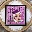Creative Expressions Jane Davenport SideChick 7 in x 7 in Stencil