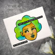 Creative Expressions Jane Davenport SideChick 7 in x 7 in Stencil