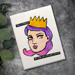 Creative Expressions Jane Davenport SideChick 7 in x 7 in Stencil