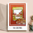 Creative Expressions Jane's Doodles Apple Pumpkin Spice 6 in x 8 in Clear Stamp Set