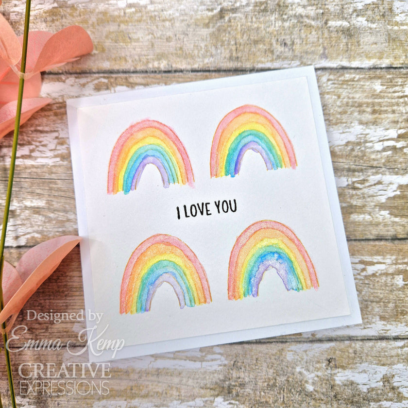 Creative Expressions Jane's Doodles Rain or Shine 4 in x 6 in Clear Stamp Set