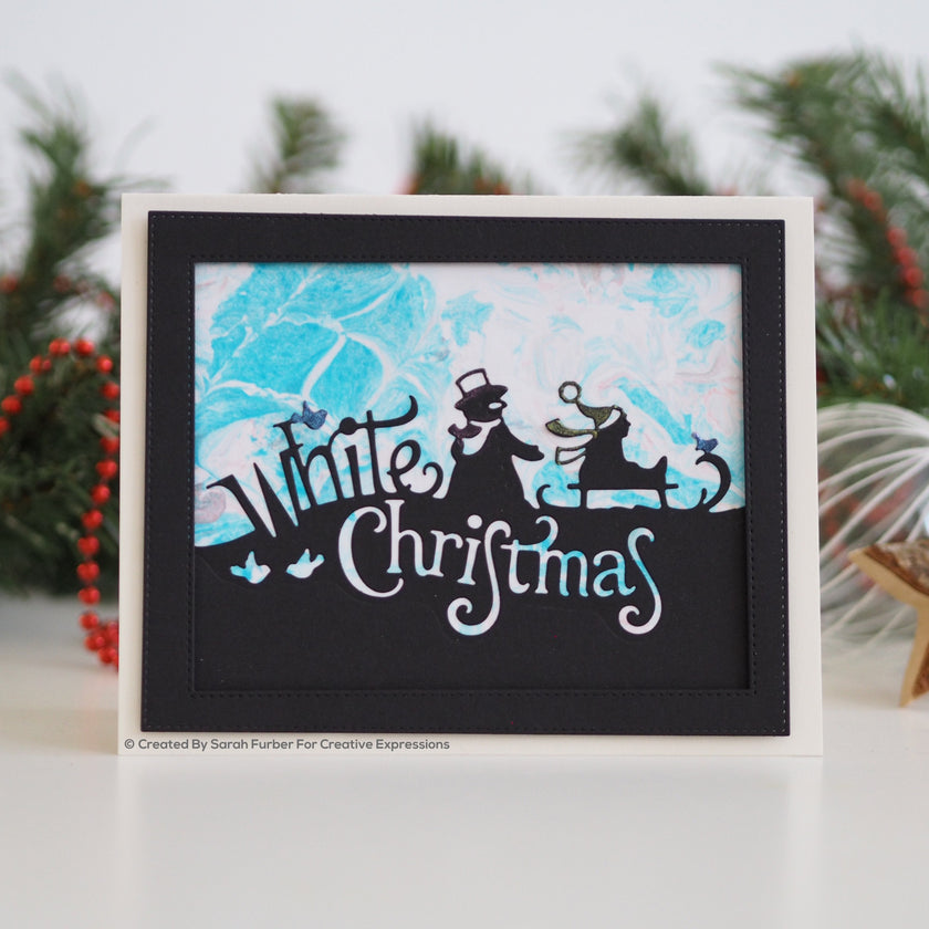 Paper Cuts Edger White Christmas Craft Die