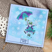 Pink Ink Designs The Brolly & The Ivy 6 in x 8 in Clear Stamp Set