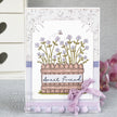 Creative Expressions Sam Poole Friendship Watering Can 6 in x 4 in Clear Stamp Set