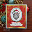 Creative Expressions Santa 6 in x 8 in Clear Stamp Set