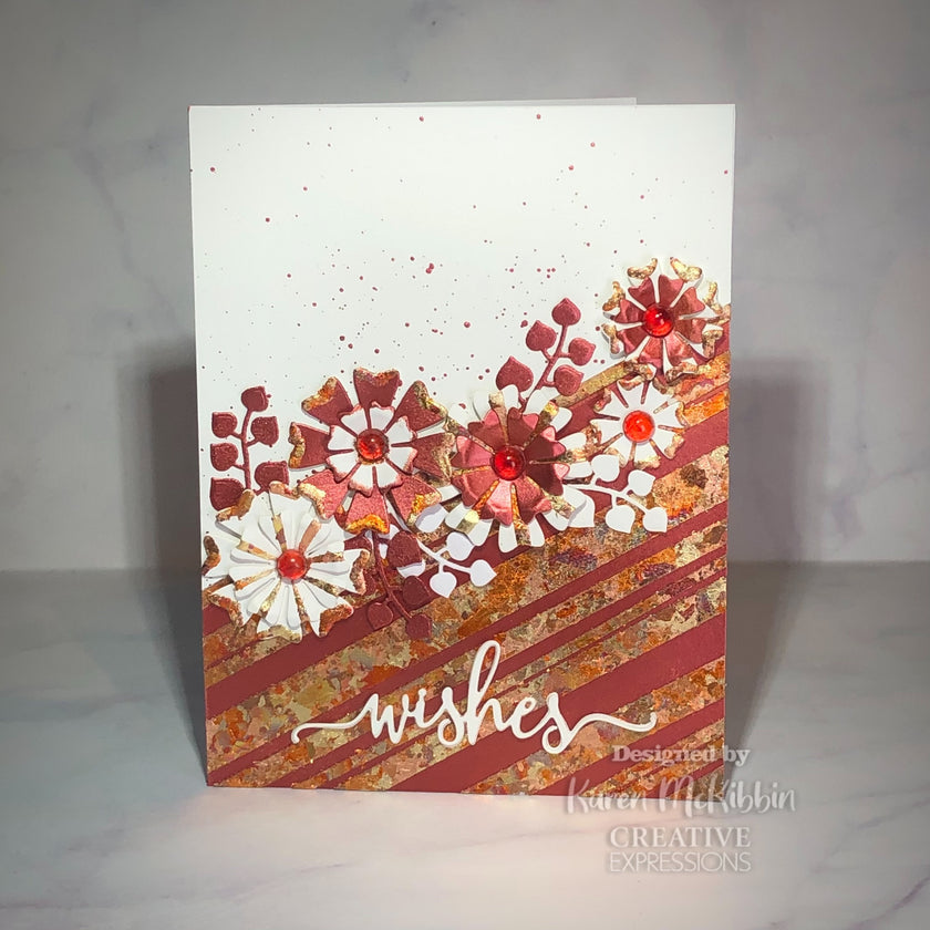Creative Expressions Sue Wilson Finishing Touches Heart Leaf Flower Craft Die