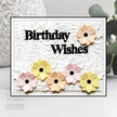 Creative Expressions Sue Wilson Block Sentiments Birthday Wishes Craft Die