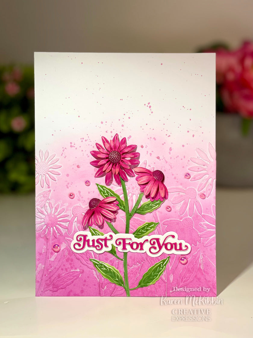 Creative Expressions Sue Wilson Layered Flowers Collection Coneflower Craft Die