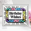 Creative Expressions Sue Wilson Block Sentiments Birthday Wishes Craft Die