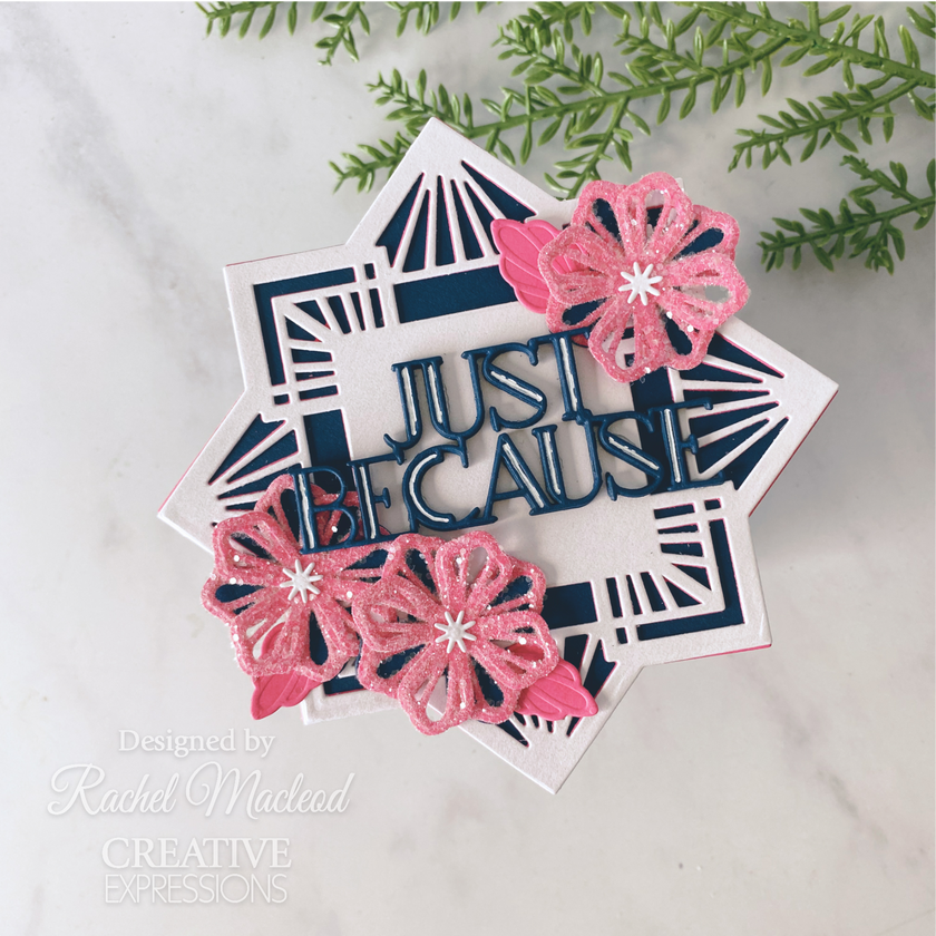 Creative Expressions Sue Wilson Mini Expressions Art Deco Just Because Craft Die