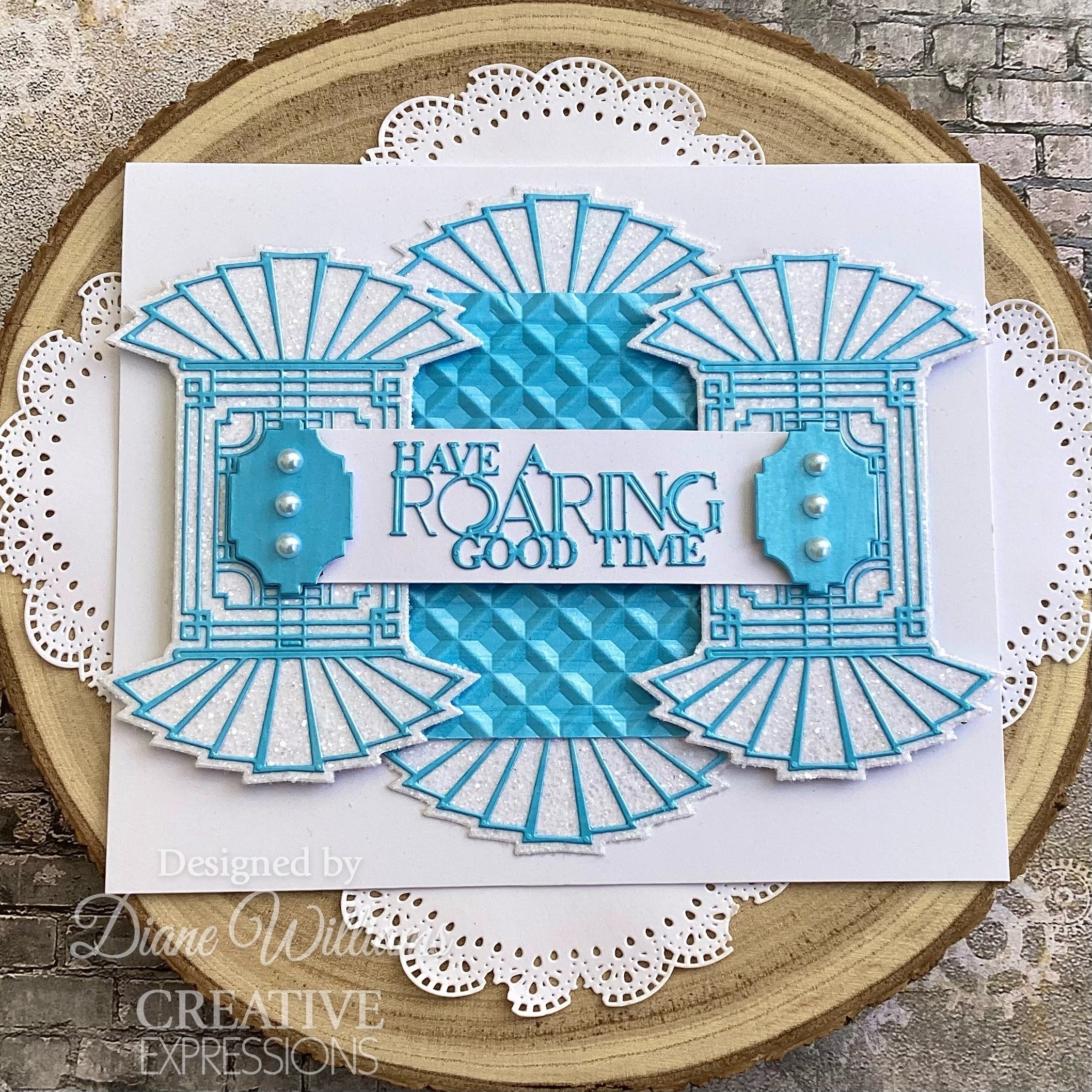 Creative Expressions Sue Wilson Mini Expressions Art Deco Have A Roaring Good Time Craft Die