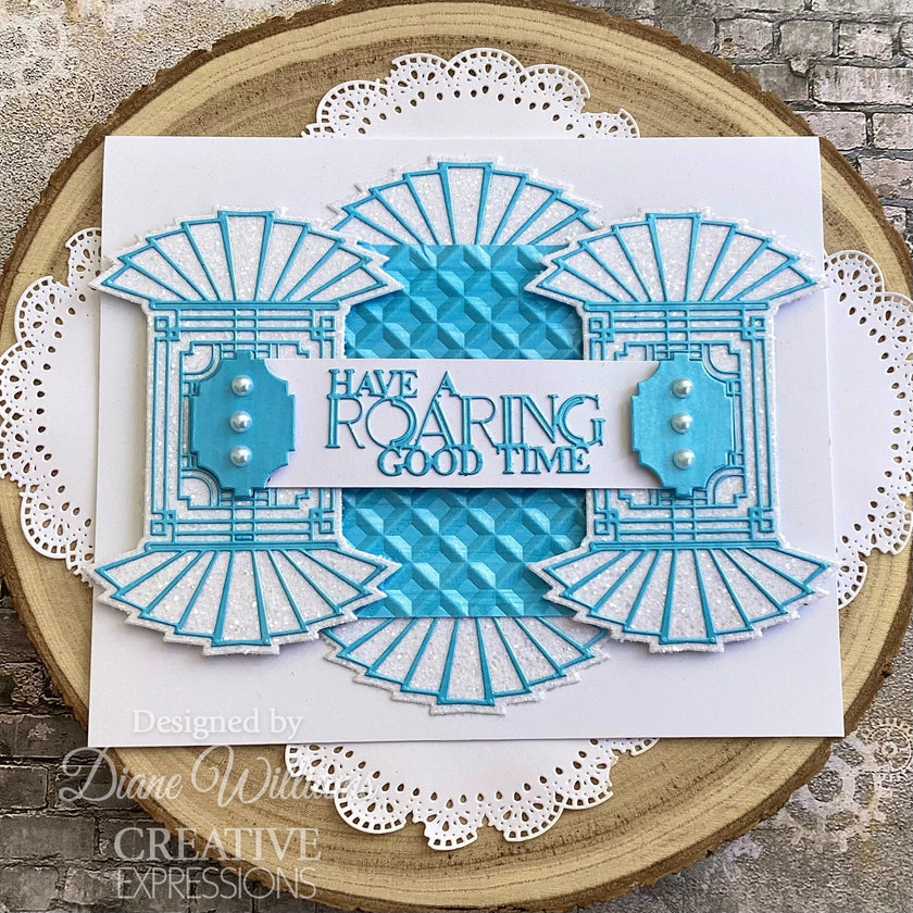 Creative Expressions Sue Wilson Mini Expressions Art Deco Have A Roaring Good Time Craft Die