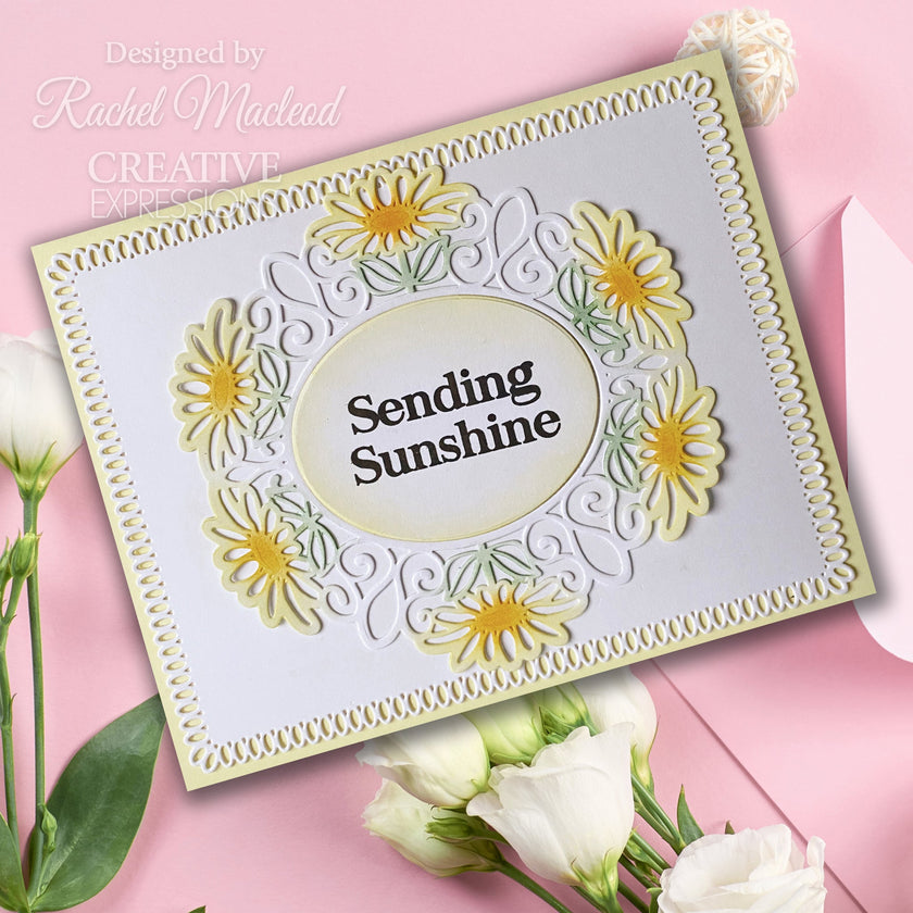 Creative Expressions Sue Wilson Sending Sunshine 6 in x 8 in Clear Stamp Set