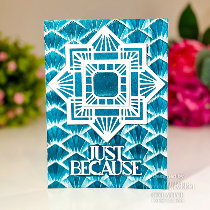 Creative Expressions Sue Wilson Mini Expressions Art Deco Just Because Craft Die