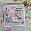 Creative Expressions Taylor Made Journals Sewing 6 in x 8 in Clear Stamp Set