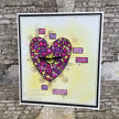 Woodware Clear Singles Love Tape Words 4 in x 6 in Stamp