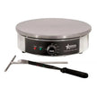 Crêpière ronde de 16 pouces – 120 V – 1 800 W – Fonte polie – Thermostat réglable