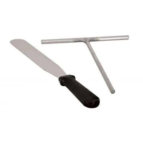 Crêpière ronde de 16 pouces – 120 V – 1 800 W – Fonte polie – Thermostat réglable