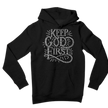 Keep God First Rhinestone Shirt – Christian Faith Sparkle Bling Tee | Blingdazzel