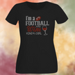 Wine and Football Kinda Girl Rhinestone Shirt – Game Day Sparkle Bling Tee | Blingdazzel