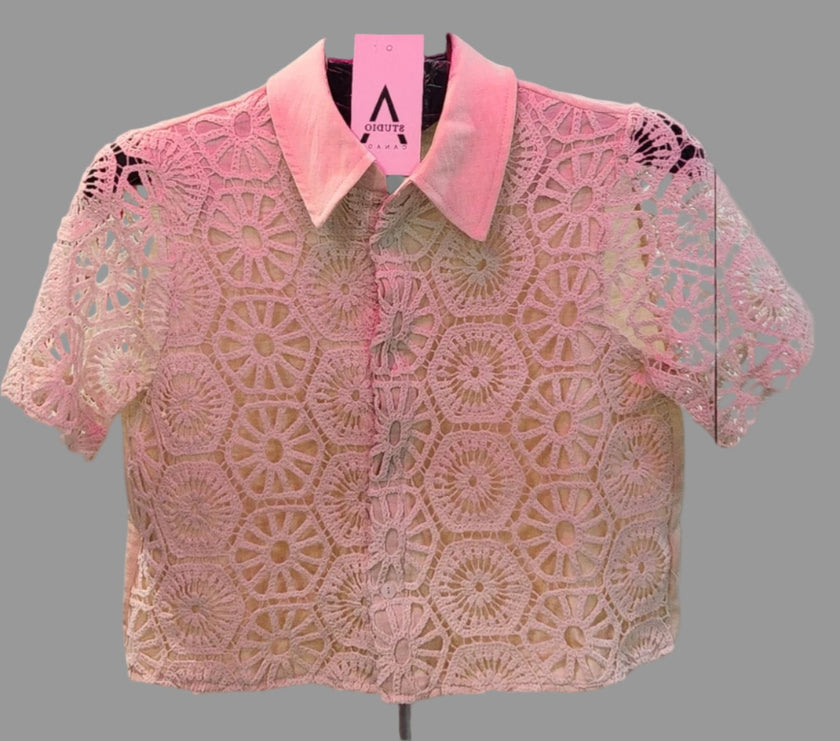 Crochet Crop Shirt