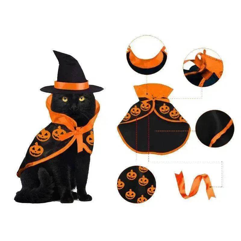 Cross border Halloween Pet Cloak Saint costume