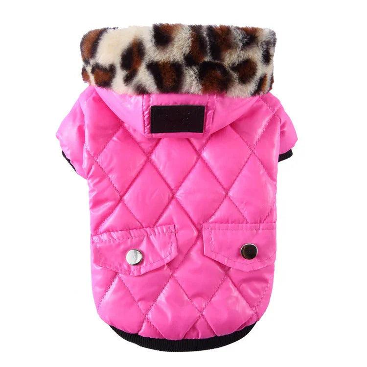 Dog Winter Fur Collar Parka Coat – Multi-Colour | XS–2XL